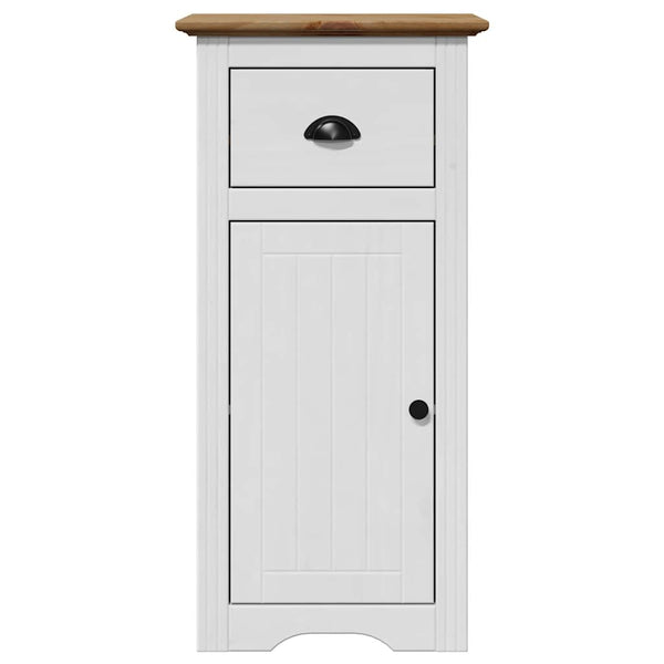 Badschrank BODO Weiß/Braun 44x30x90cm