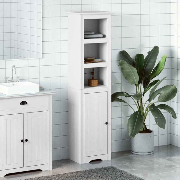 Badschrank BODO Weiß 44x30x160 cm
