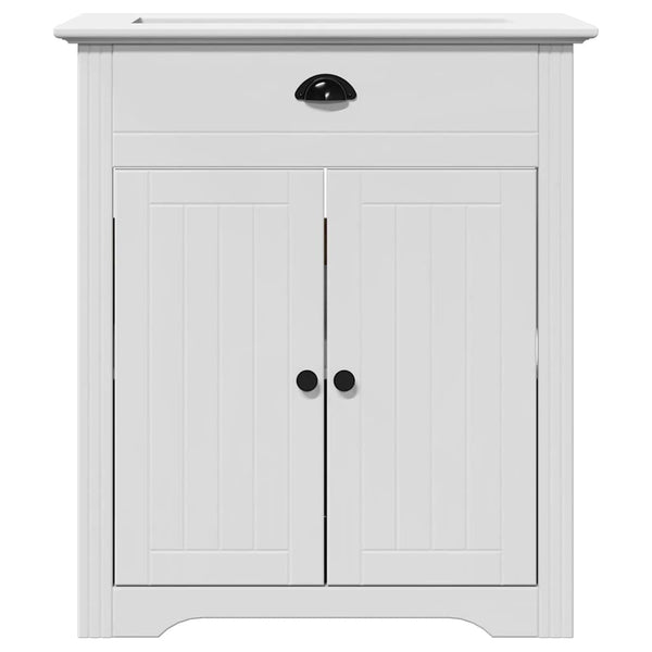 Waschbeckenunterschrank BODO Weiß 70x35x80 cm