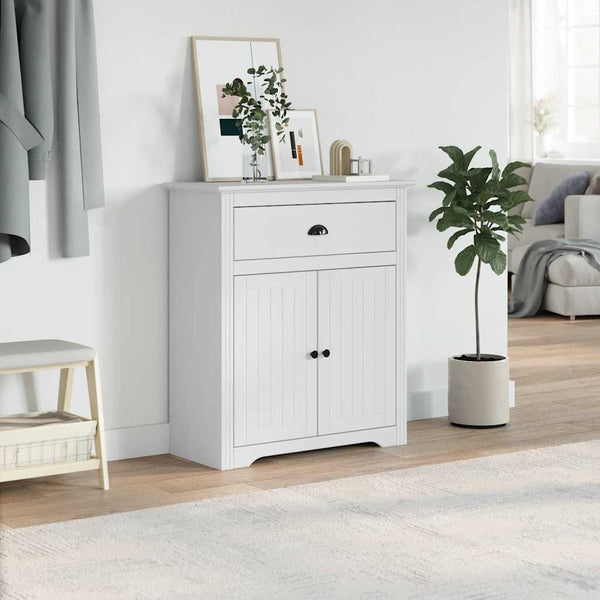 Weißer Flurschrank BODO 80x35x90 cm