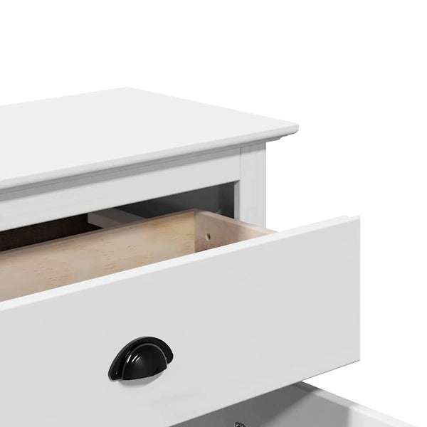 Weißer Flurschrank BODO 80x35x90 cm