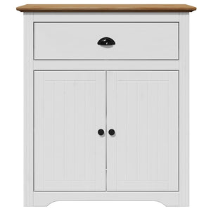 Flurschrank BODO Weiß/Braun 80x35x90cm