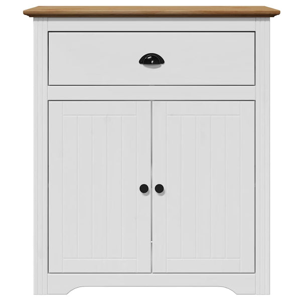 Flurschrank BODO Weiß/Braun 80x35x90cm