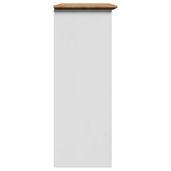 Flurschrank BODO Weiß/Braun 80x35x90cm