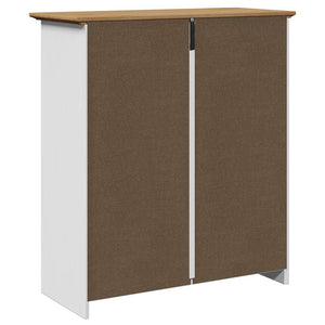 Flurschrank BODO Weiß/Braun 80x35x90cm