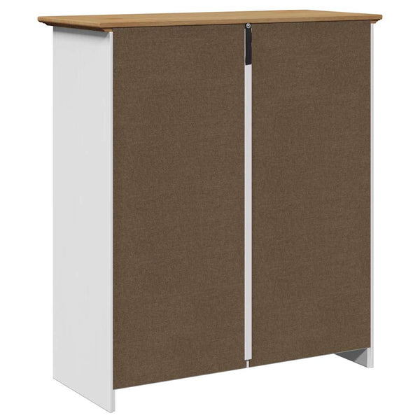 Flurschrank BODO Weiß/Braun 80x35x90cm