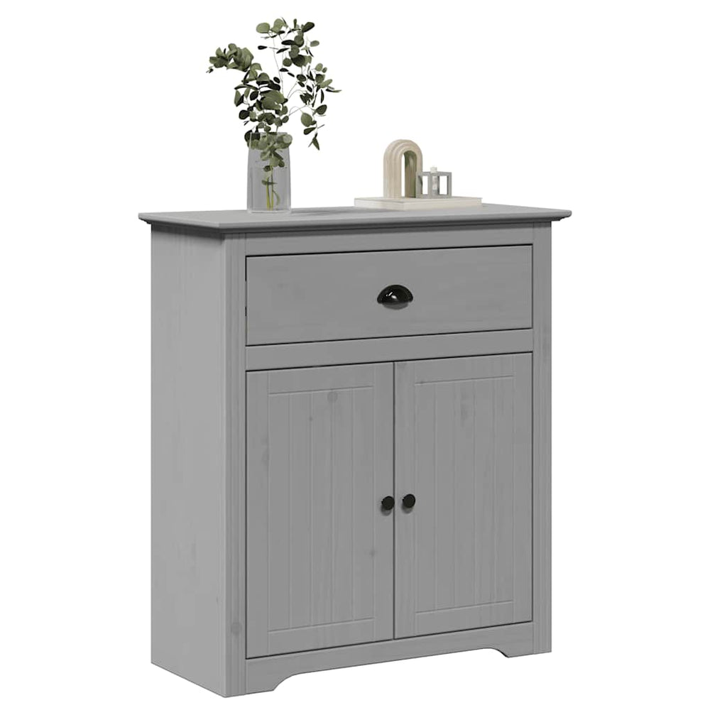 vidaXL Armoire de couloir BODO Gris 80x35x90 cm