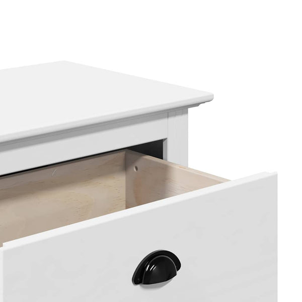 Weiße Flurbank BODO 114x40x45 cm
