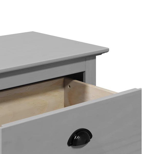 vidaXL Banc d'entrée BODO Gris 114x40x45 cm