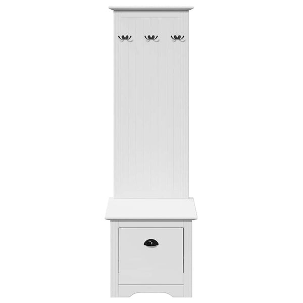 Flurschrank Weiß mit Haken 50x40x157cm