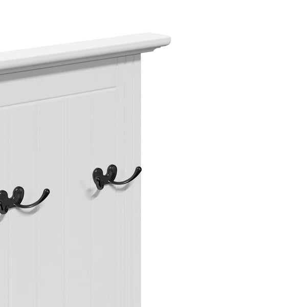 Flurschrank Weiß mit Haken 50x40x157cm