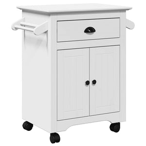 Chariot de cuisine vidaXL BODO Blanc 72x45x80 cm