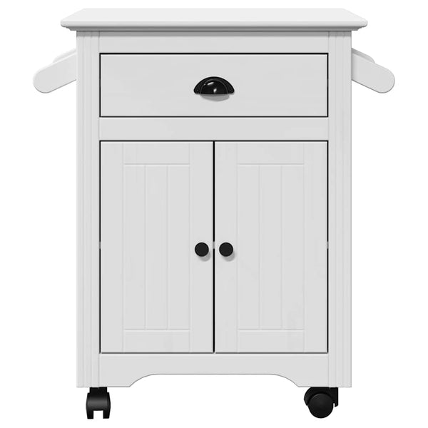 Chariot de cuisine vidaXL BODO Blanc 72x45x80 cm