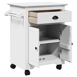 Chariot de cuisine vidaXL BODO Blanc 72x45x80 cm