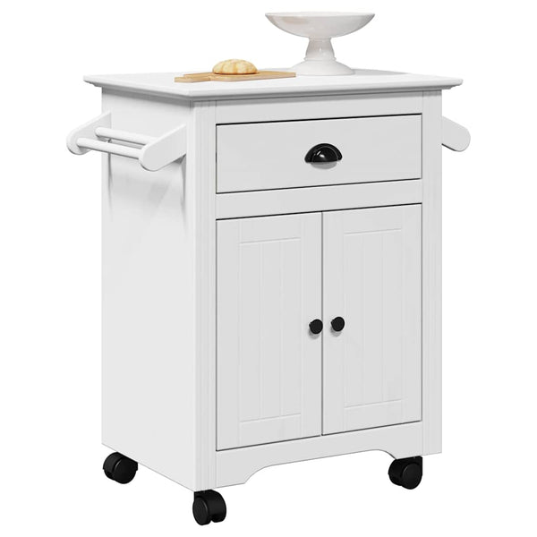 Chariot de cuisine vidaXL BODO Blanc 72x45x80 cm