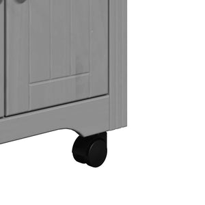 vidaXL Chariot de cuisine BODO Gris 72x45x80 cm
