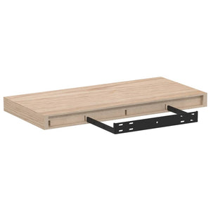 Schweberegale 2er Set, 50cm, Eiche