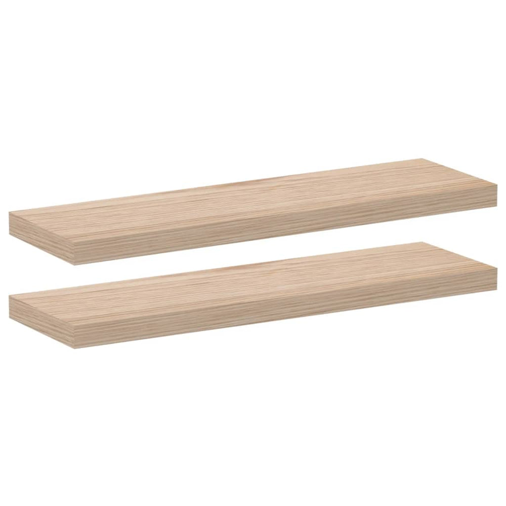 vidaXL Étagères flottantes 2 pcs 80x23,5x4 cm Bois d'ingénierie