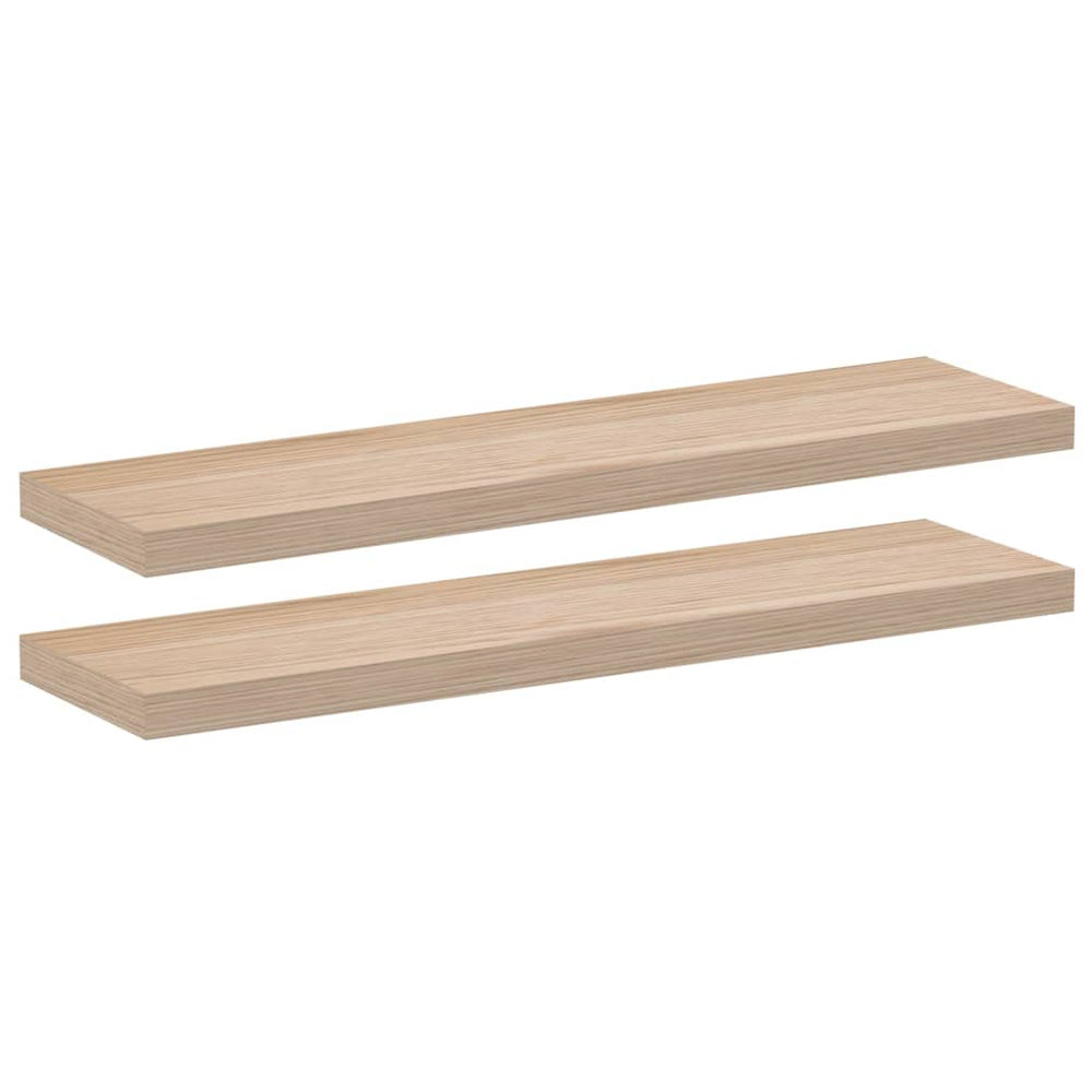 vidaXL Étagères murales flottantes 2 pcs 90x23,5x4 cm Bois d'ingénierie