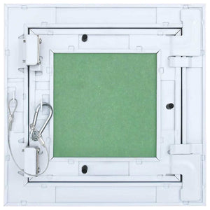 Zugangsklappe Grün/Silber 20x20 cm
