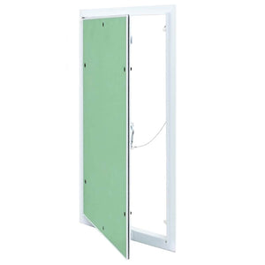 Zugangsklappe Grün/Silber 35x55 cm