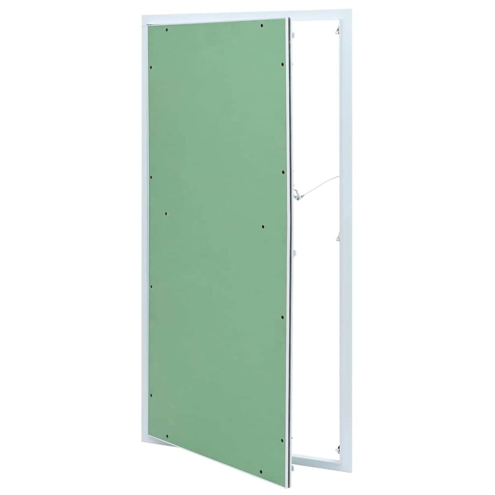 vidaXL Trappe d'accès vert et argent 55 x 105 cm
