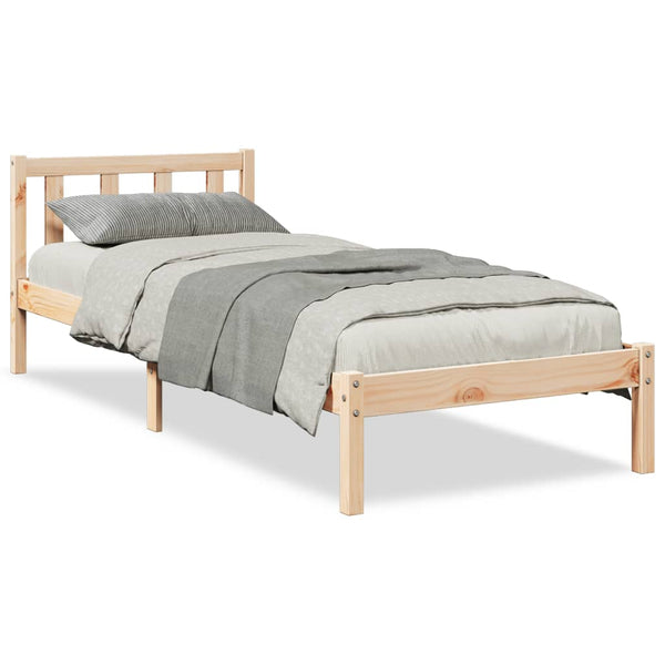 Extra langes Massivholzbett 100x210 cm