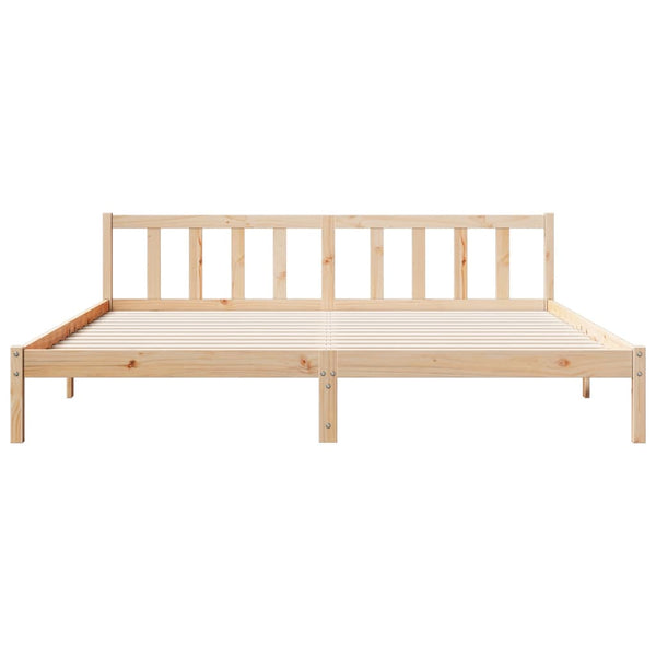 Massivholzbett 180x210 Kiefer ohne Matratze