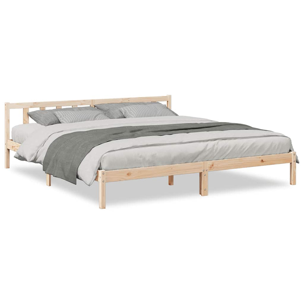 Massivholzbett 200x210 cm Kiefer Extra Lang
