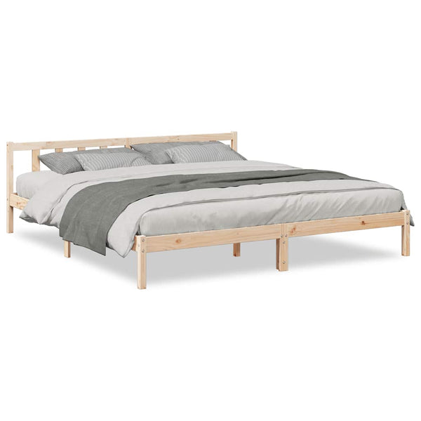 Massivholzbett 200x210 cm Kiefer Extra Lang