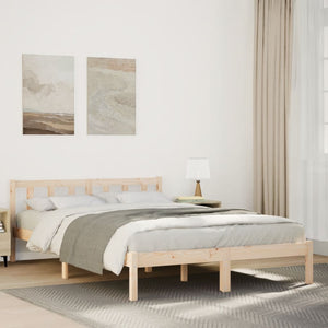 Massivholzbett 160x220 Kiefer extra lang