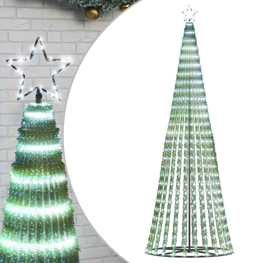 LED Weihnachtsbaum Kaltweiß 247 cm