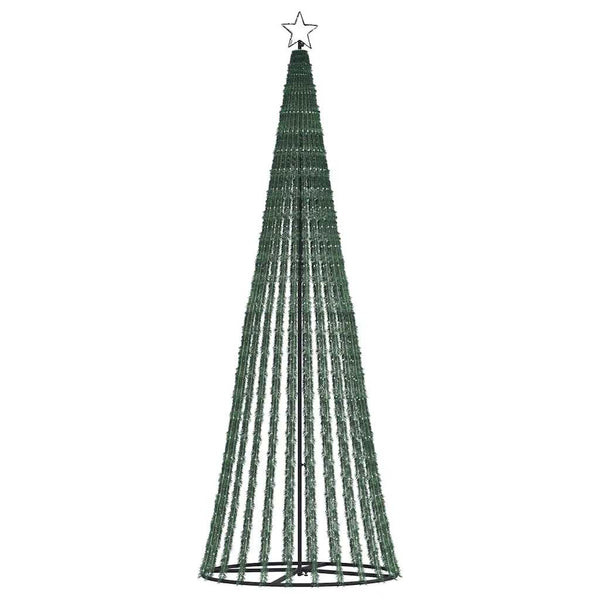 Mehrfarbiger LED Weihnachtsbaum, 247 cm