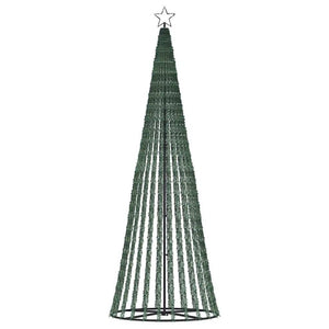 Mehrfarbiger LED Weihnachtsbaum, 247 cm