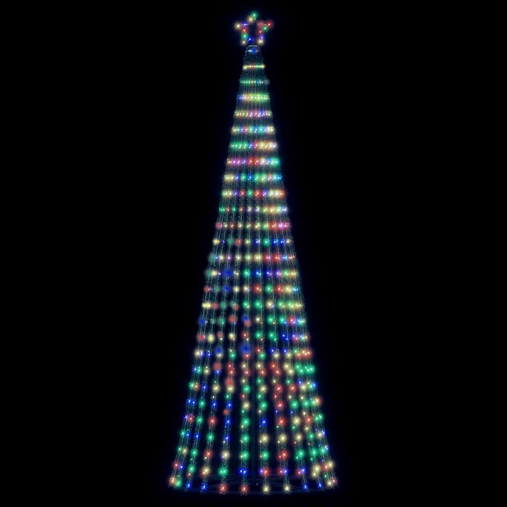 Mehrfarbiger LED Weihnachtsbaum, 247 cm