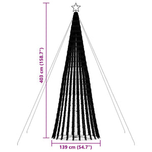 LED Weihnachtsbaum Warmweiß 403 cm