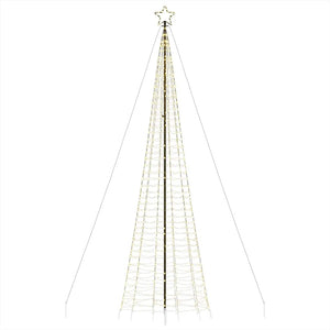 LED Weihnachtsbaum mit Erdspießen Warmweiß 500cm