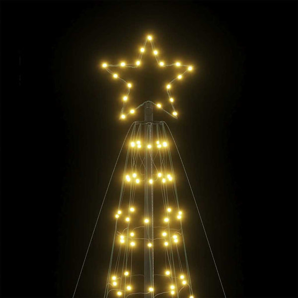 LED Weihnachtsbaum mit Erdspießen Warmweiß 500cm