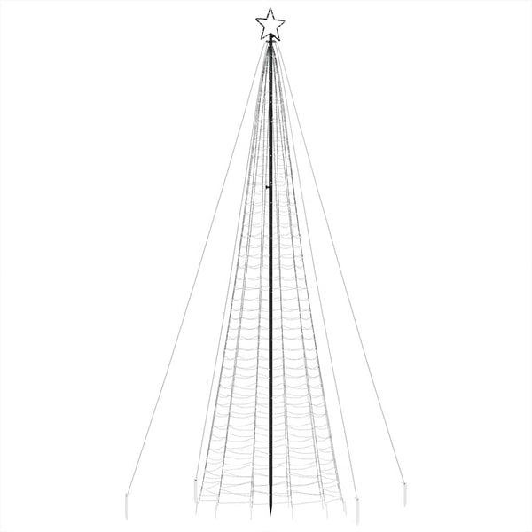 LED Weihnachtsbaum Blau 500 cm