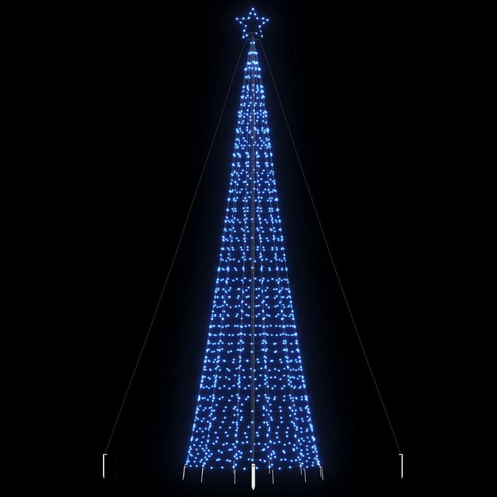 LED Weihnachtsbaum Blau 500 cm