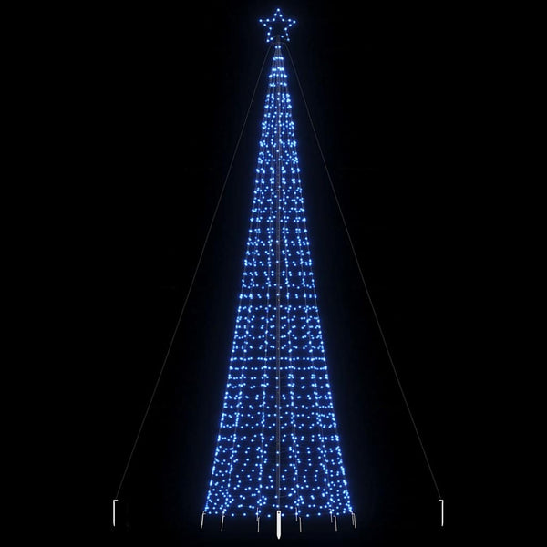 LED Weihnachtsbaum Blau 500 cm