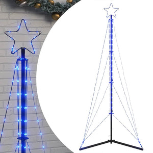 LED Weihnachtsbaum Blau 182 cm