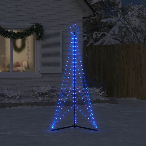 LED Weihnachtsbaum Blau 182 cm