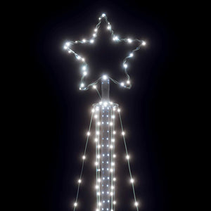 LED Weihnachtsbaum Kaltweiß 240cm