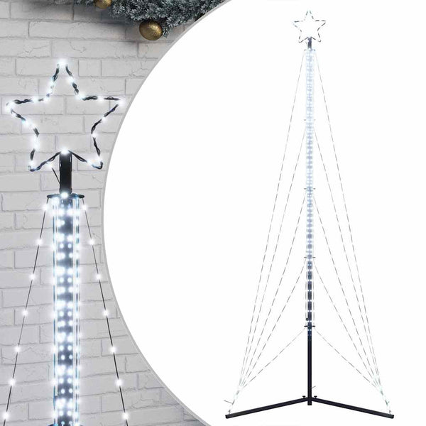 LED Weihnachtsbaum Kaltweiß 302 cm
