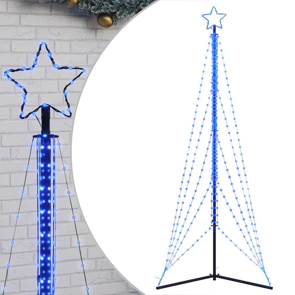 LED Weihnachtsbaum Blau 302 cm