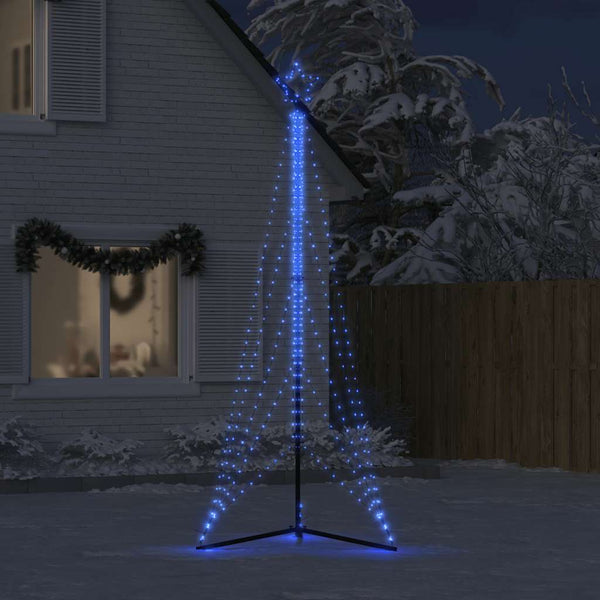 LED Weihnachtsbaum Blau 302 cm