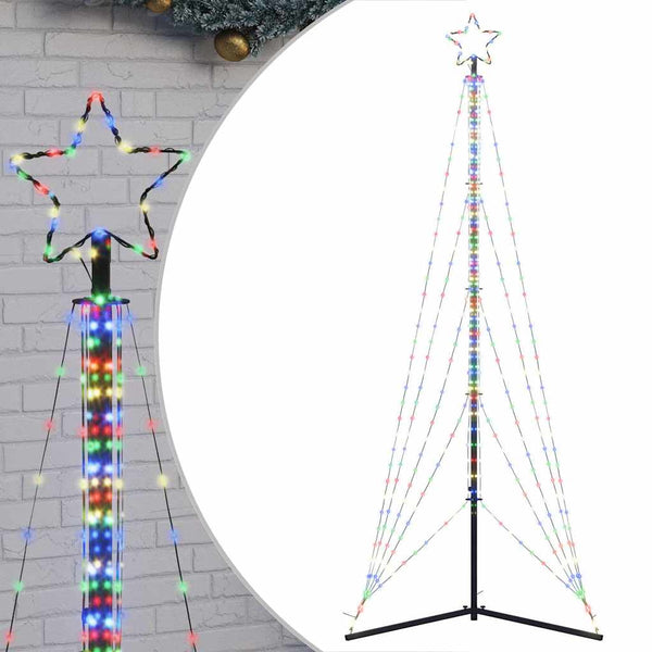 LED Weihnachtsbaum Mehrfarbig 302 cm