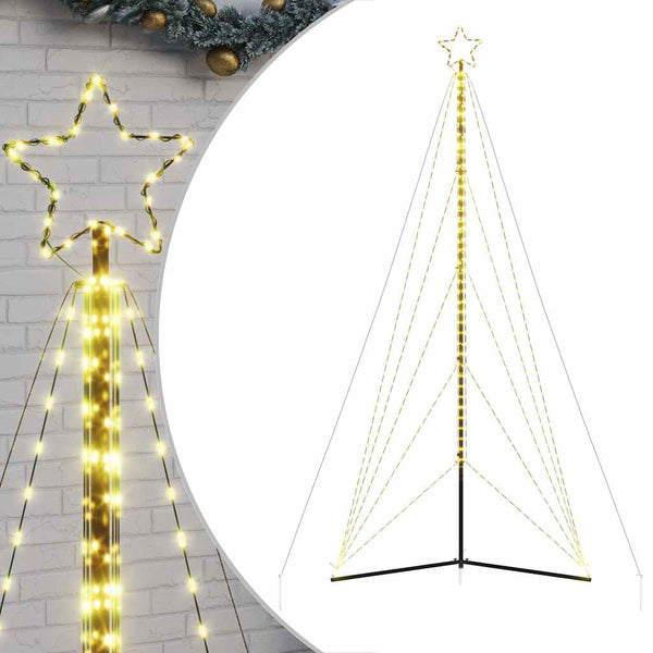 LED Weihnachtsbaum 615 LEDs Warmweiß 4m
