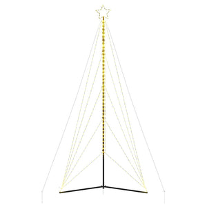 LED Weihnachtsbaum 615 LEDs Warmweiß 4m